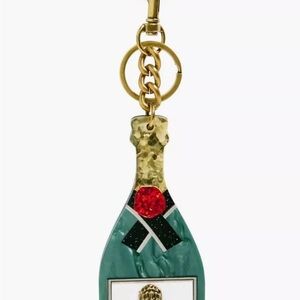 Kurt Geiger Champagne Key chain bag charm